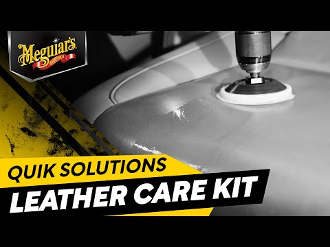 Meguiar's Quik Solutions Leather Care Kit