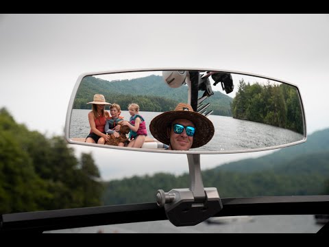 PTM Watersports ZXR-300 Pivoting Mirror Bracket - Titanium Grey