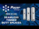 Pacer Seamless Butt Splice - 8 AWG - Non-Insulated - 10 Pack