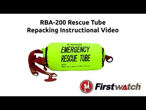 First Watch RBA-200 Throw Device & Rescue Tube w/75' Throw Rope