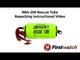 First Watch RBA-200 Throw Device & Rescue Tube w/75' Throw Rope