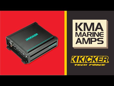 KICKER KMA600.6 6 x 100W 6-Channel Weather-Resistant Full-Range Amplifier