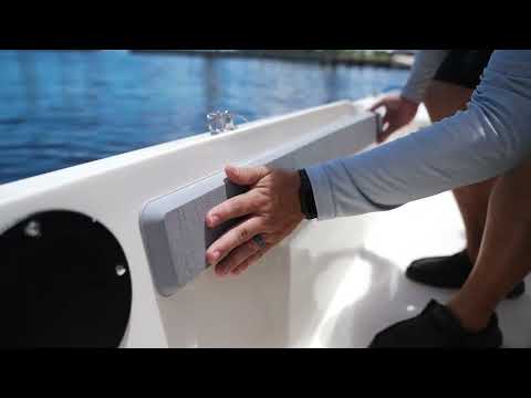 SeaDek Cockpit Coaming Bolster Set (2) - 4" x 39" & 20mm Thick - White w/Brushed Texture