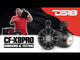 DS18 HYDRO 8" Marine Tower Speakers w/RGB LED Lights & Pro Audio Loudspeakers - Carbon Fiber