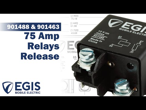 Egis Relay 12V, 75A w/Dual Diode