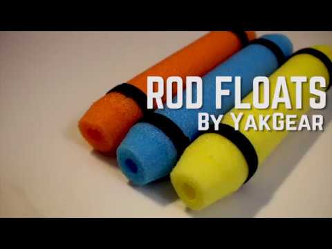 YakGear 8" Rod Floats