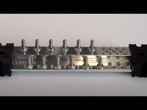 Blue Sea PowerBar 1000 - 8 5/16" Terminal Studs w/Cover