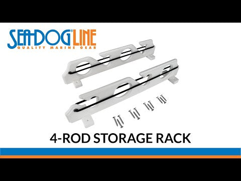 Sea-Dog 6 Pole Rod Storage Rack w/Horizontal or Overhead Mount
