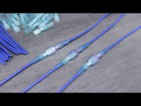 Pacer 16-14 AWG Heat Shrink Female Disconnect - 100 Pack