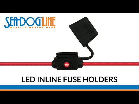 Sea-Dog ATO/ATC Style Inline LED Fuse Holder - Up to 30A