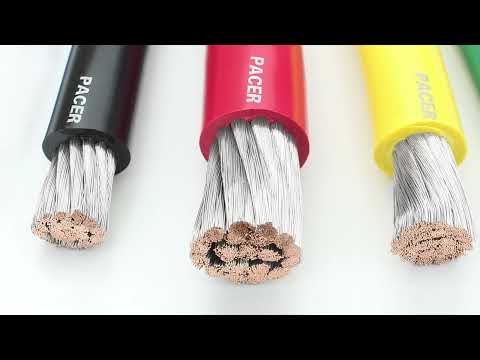 Pacer Black 3/0 AWG Battery Cable - 250'