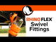 Camco RhinoFLEX 90-Degree Swivel Fitting Clear
