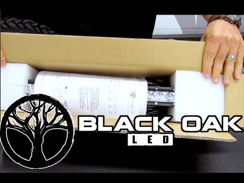 Black Oak 30" Yellow Lens Single Row LED Light Bar - Combo Optics - Black Housing - Pro Series 3.0