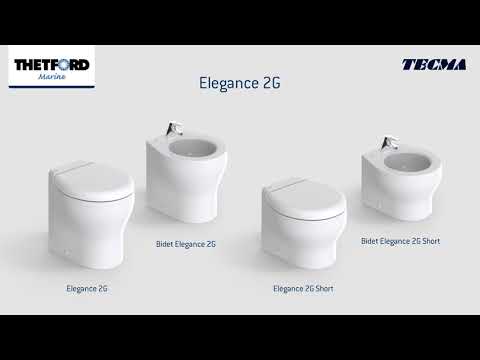Thetford Silence Plus 2G w/Wood Polyester Soft Close Seat & Standard Solenoid - High, White - 12V