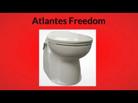 Raritan Atlantes Freedom® w/Vortex-Vac - Household Style - White - Remote Intake Pump - Momentary Handle - 12v
