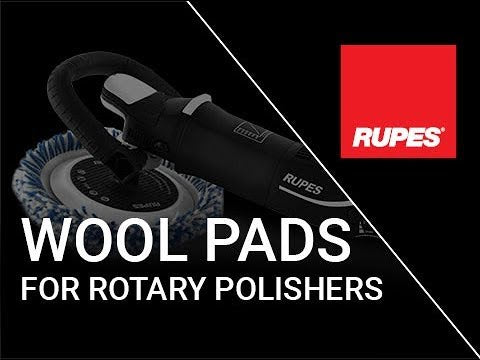 RUPES Twisted Wool Polishing Pad f/Rotary Polisher 180mm