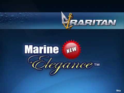Raritan Marine Elegance - Household Style - Almond - Tall Angle Back - Freshwater Solenoid - Smart Toilet Control - 12V