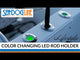 Sea-Dog LED RGB Rod Holder w/Tube Insert
