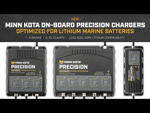 Minn Kota On-Board Precision Charger MK-230 PCL 2 Bank x 15 AMP LI Optimized Charger