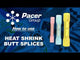 Pacer 8 AWG Heat Shrink Butt Connector - 100 Pack