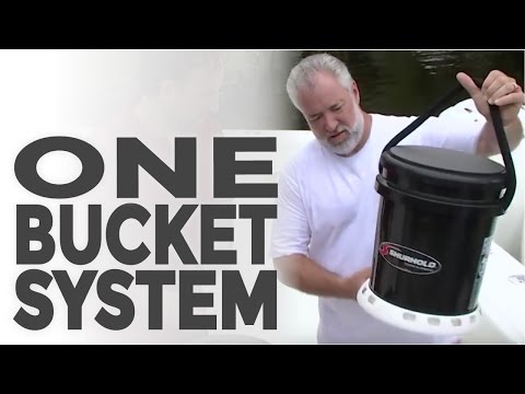 Shurhold 5 Gallon White Bucket Kit - Includes Bucket, Caddy, Grate Seat, Buff Magic, Pro Polish Brite Wash, SMC & Serious Shine