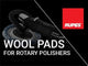 RUPES Twisted Wool Polishing Pad for Rotary Polisher 230mm