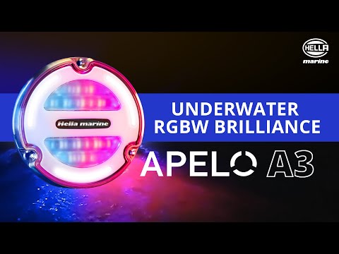 Hella Marine Apelo A3 RGBW Underwater Light - Bronze - White Lens