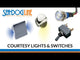 Sea-Dog LED Push Button On/Off Switch - Formed 304 Stainless Steel