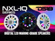 DS18 8" 2-Way Coaxial Marine Speakers w/Digital LED Lights & Bullet Tweeter - White - 175W, 4-Ohm