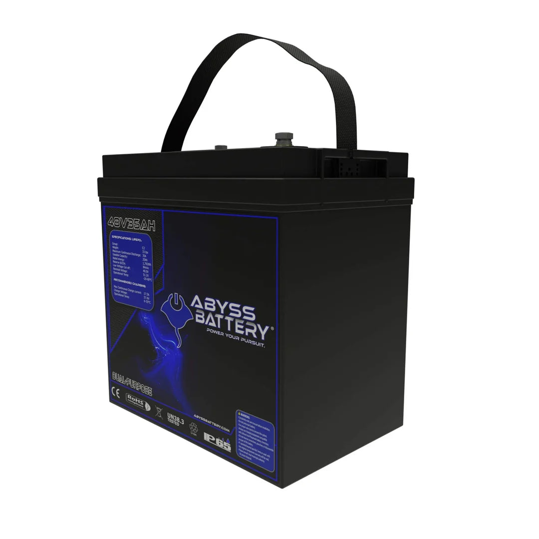 Abyss Battery 48v 35ah LifePO4 Lithium Golf Cart Battery